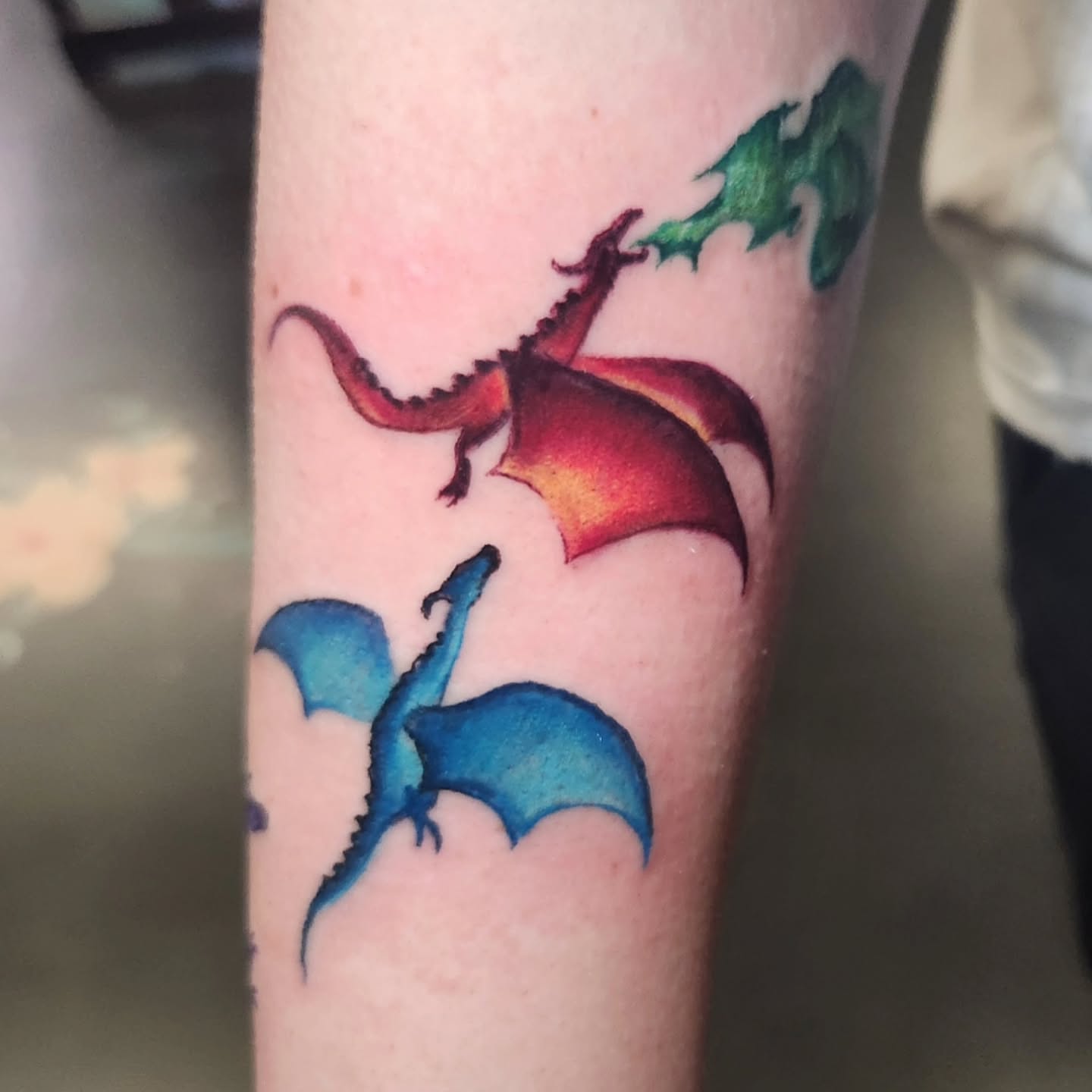Tattoo by @sunnydtattoos — watercolor