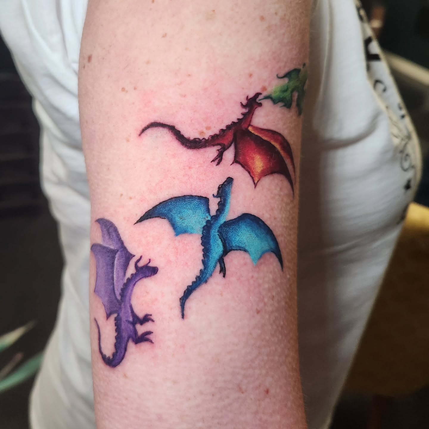 Tattoo by @sunnydtattoos — dotwork, realism