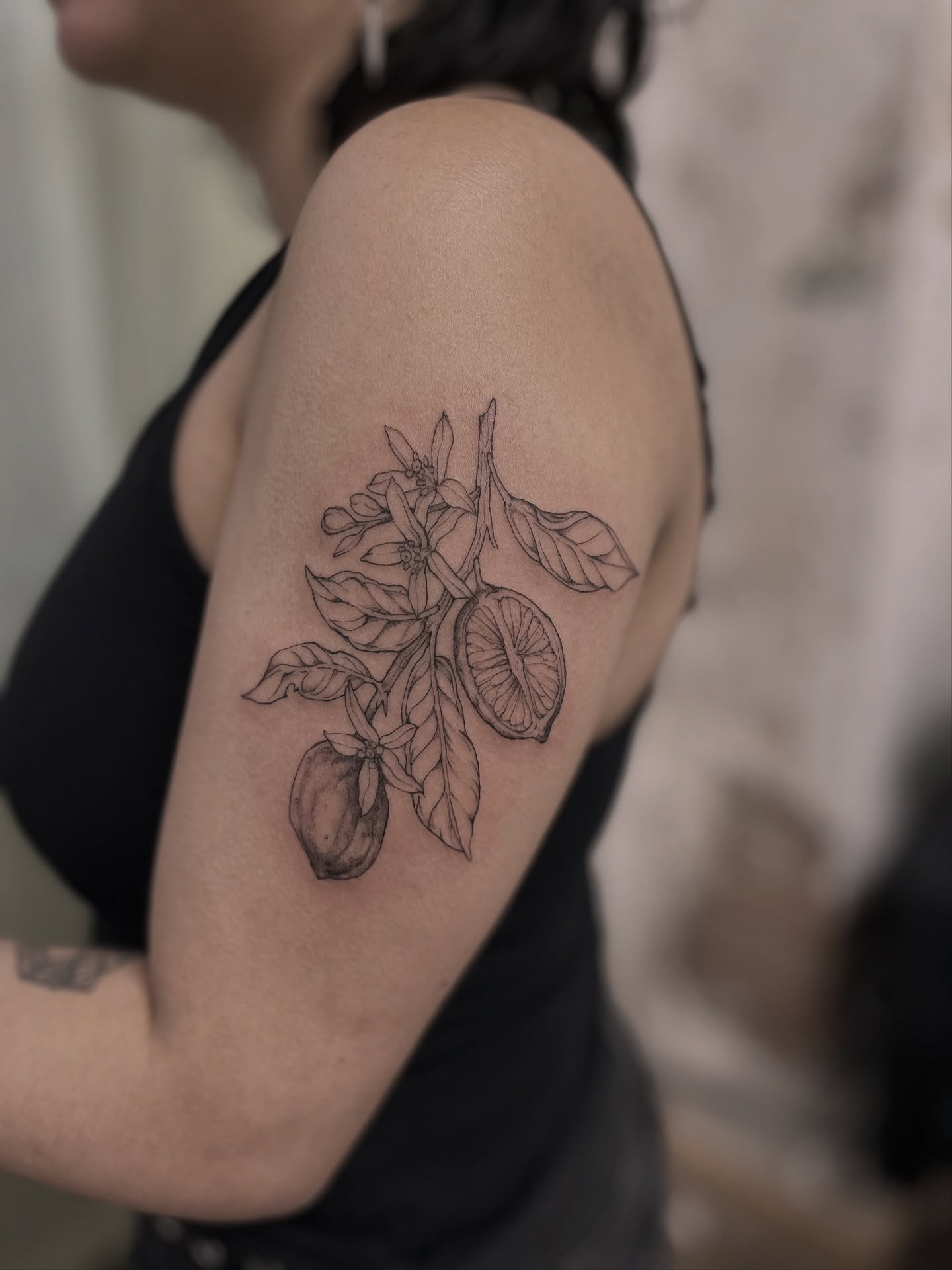 Tattoo by @crispyorchids — fine_line