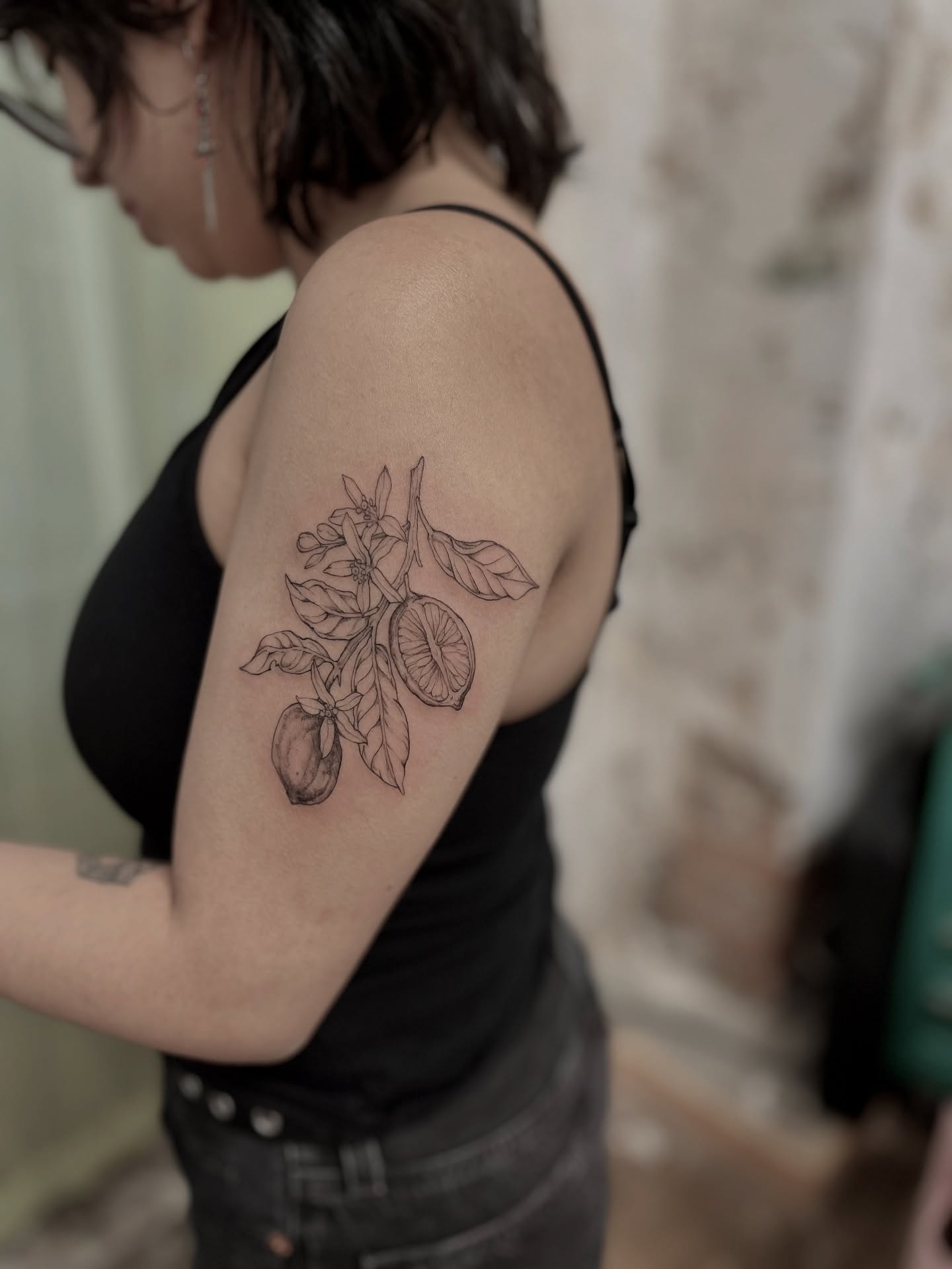 Tattoo by @crispyorchids — fine_line