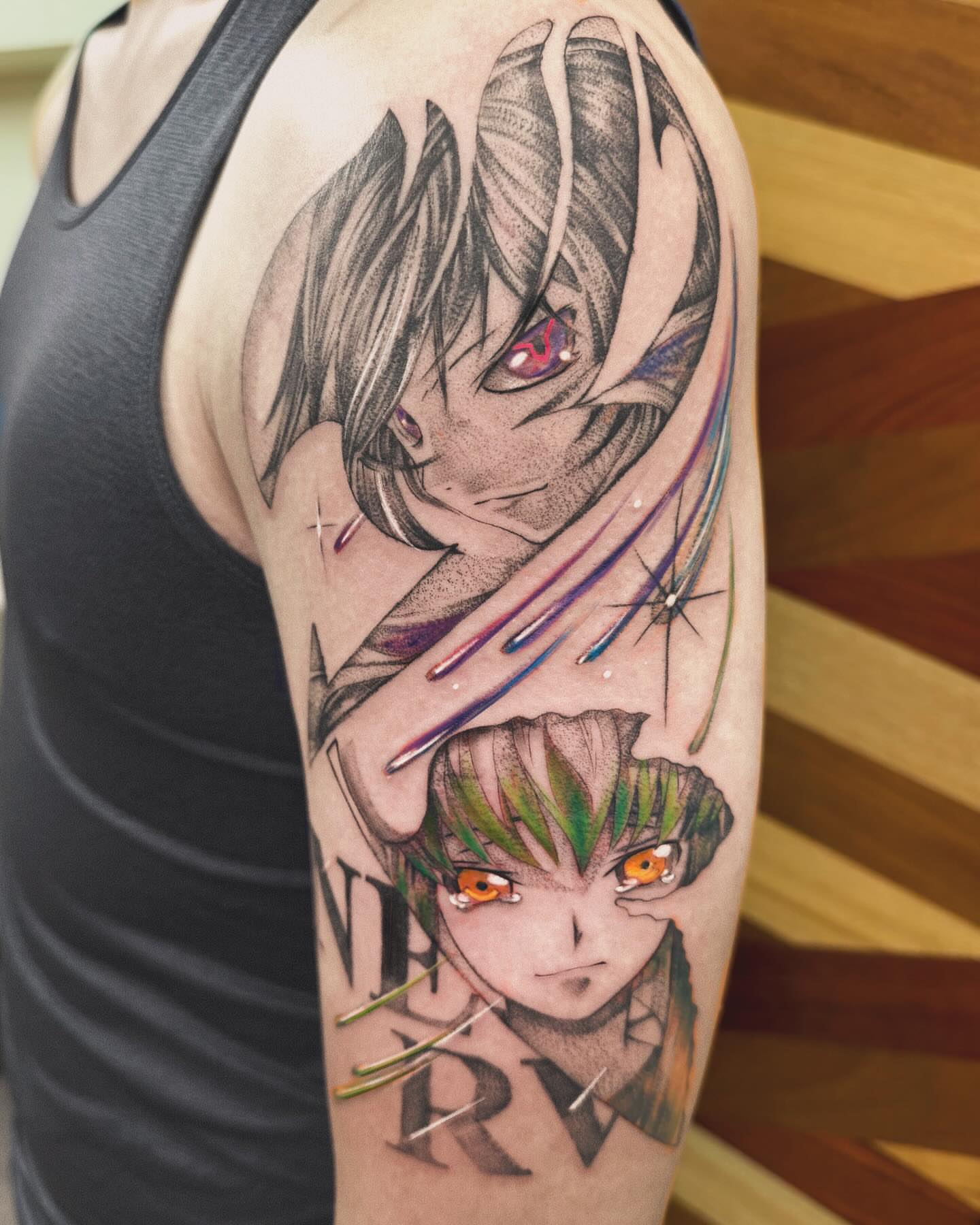 Tattoo by @dw_tattooer — anime