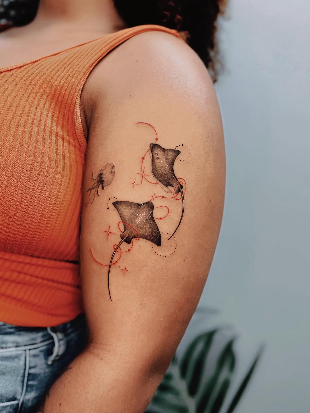 Tattoo by @angel.flow144 — fine_line, dotwork