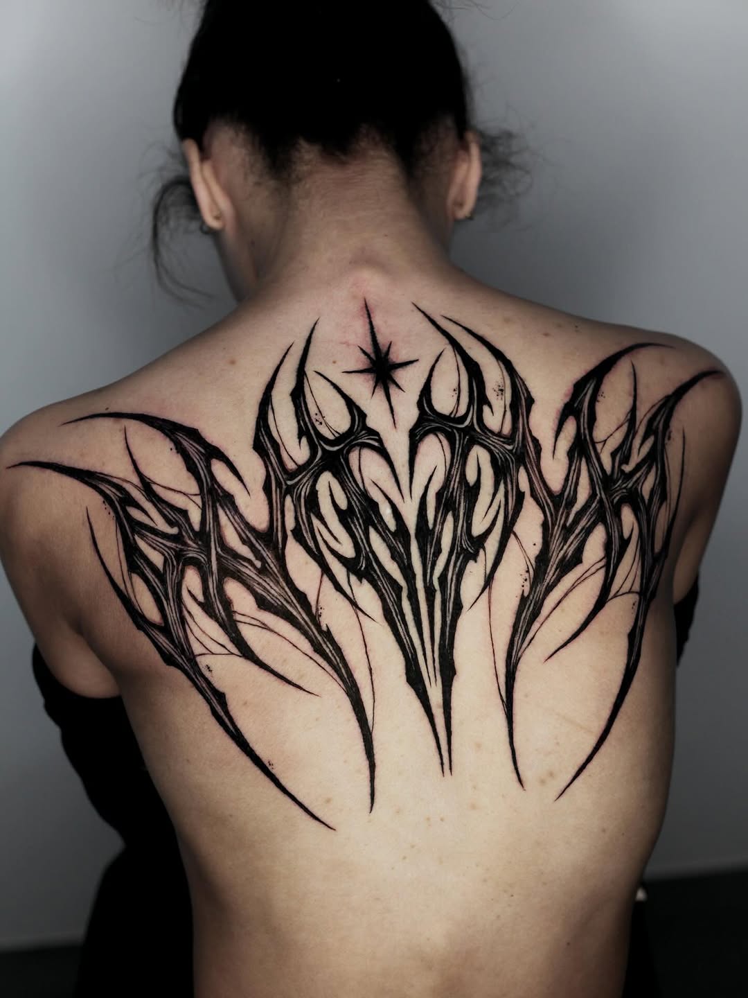 Tattoo by @kim9ang — blackwork, ornamental