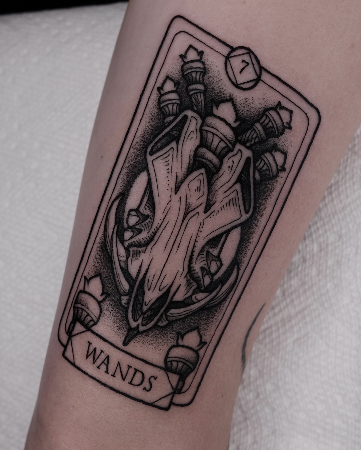 Tattoo by @kylepatricktattoo — dotwork
