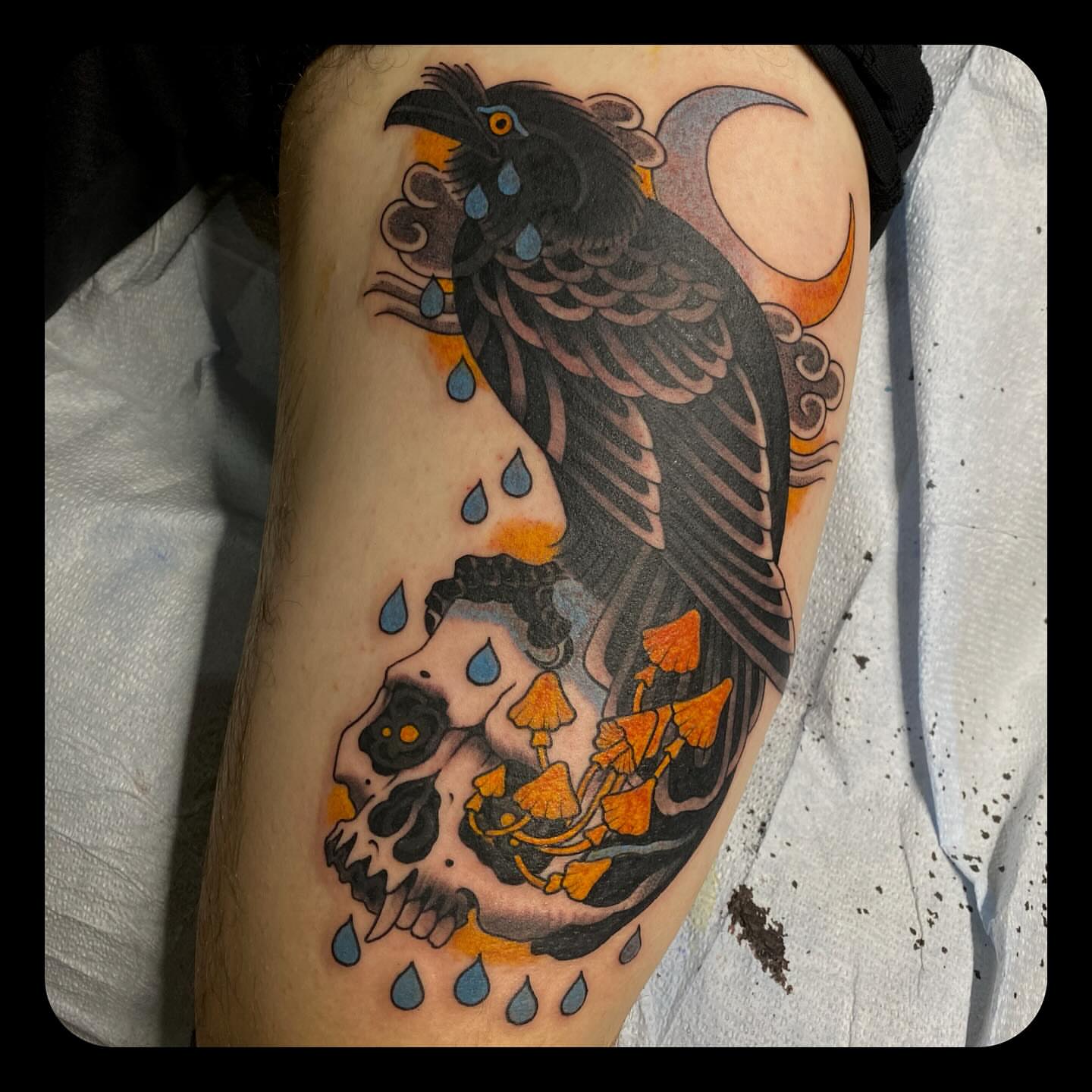 Tattoo by @ben_cheesewht โ american_traditional, dotwork
