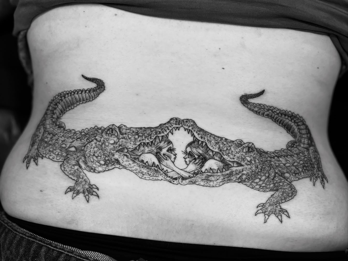 Tattoo by @eujeanmean — black_and_grey