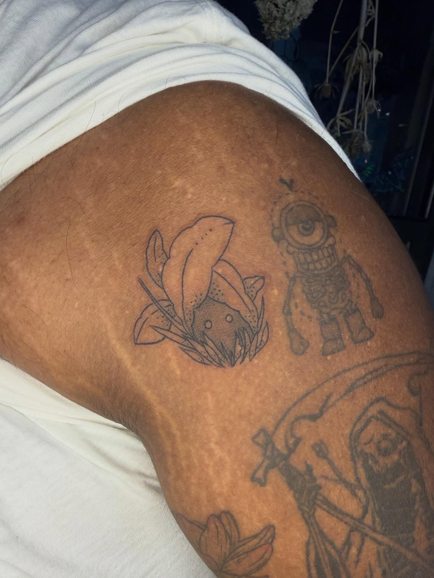 Tattoo by @nanumike_tats — black_and_grey