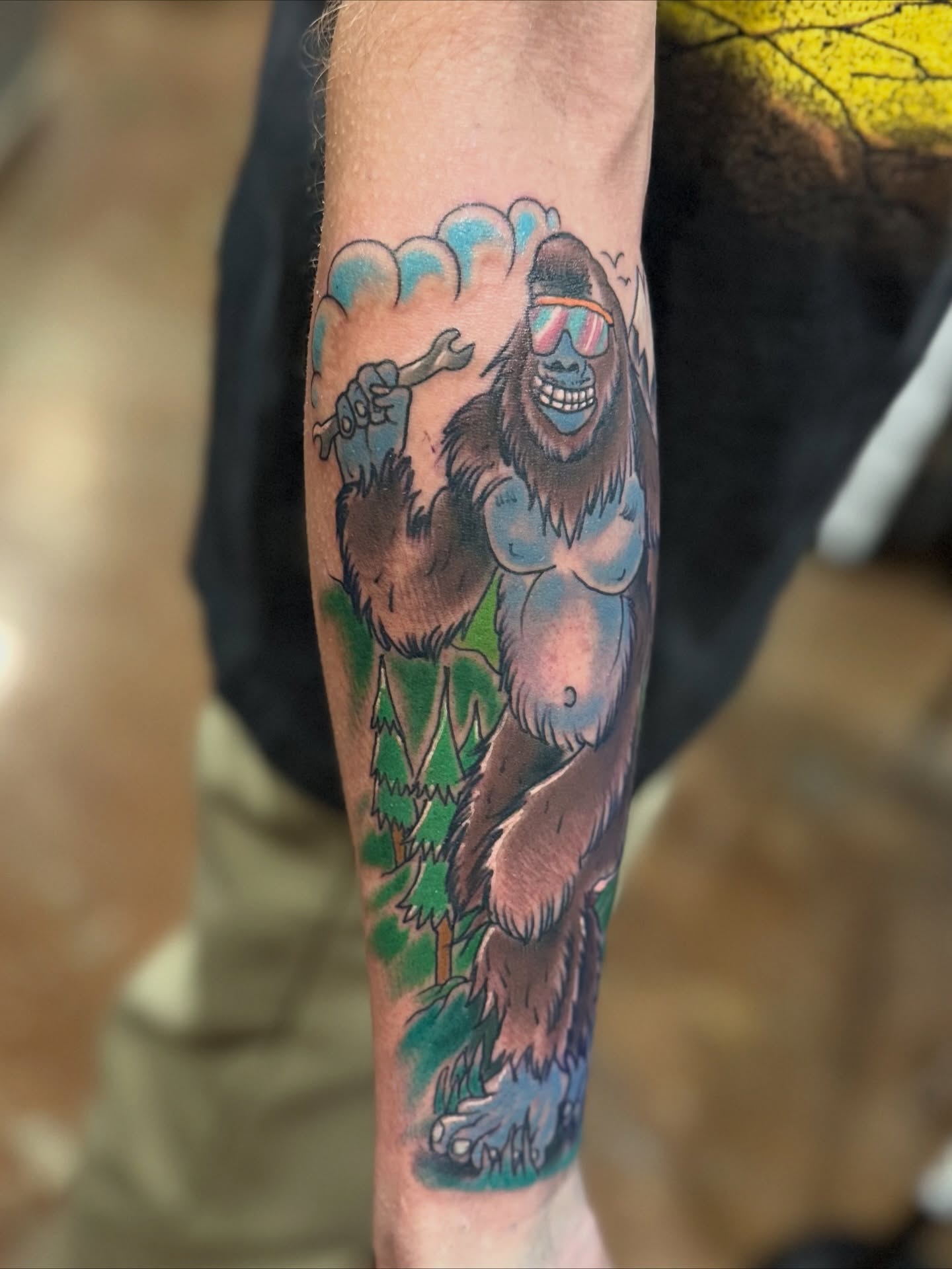 Tattoo by @oldfeatherfingers — new_school