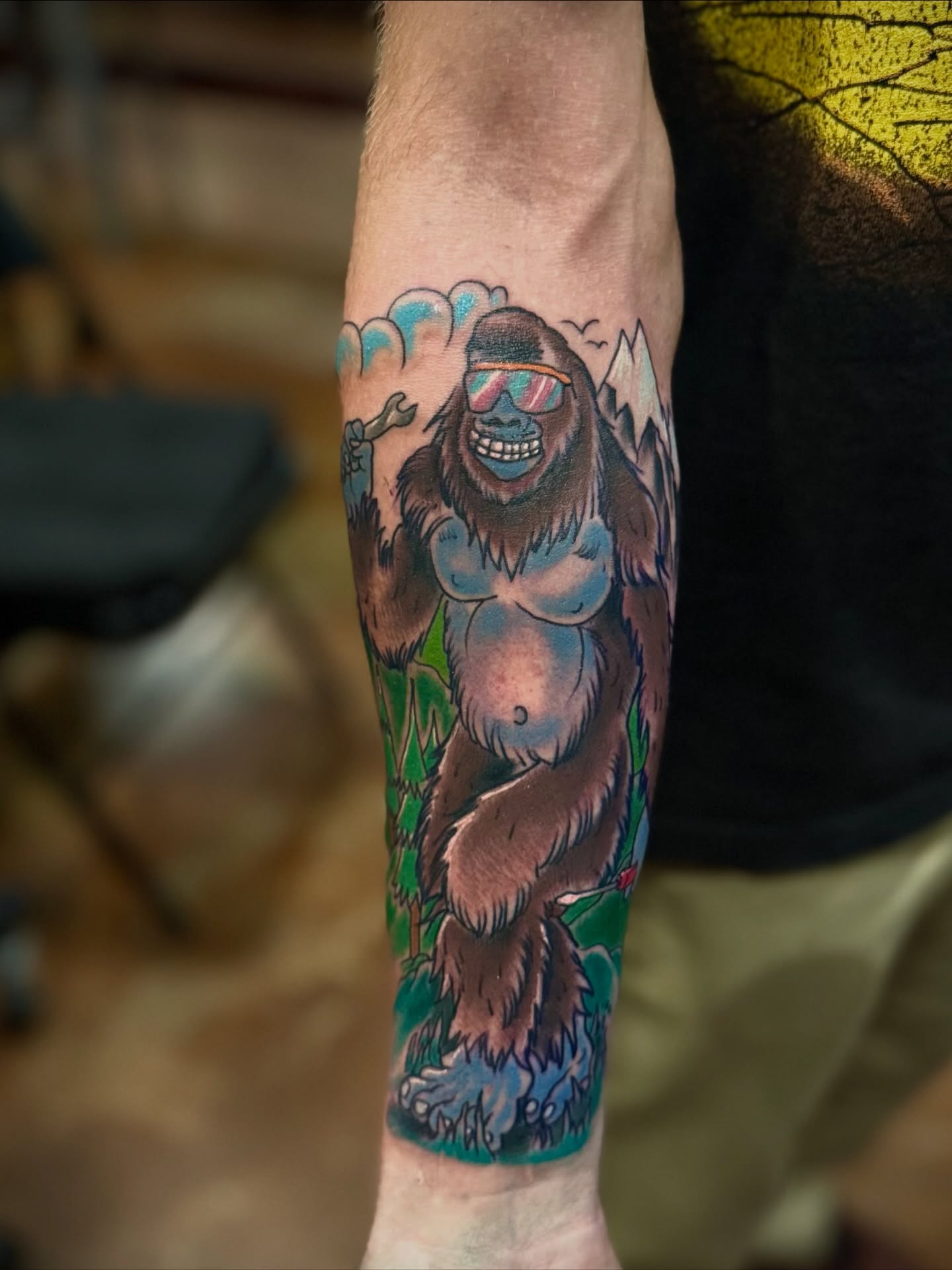 Tattoo by @oldfeatherfingers — new_school