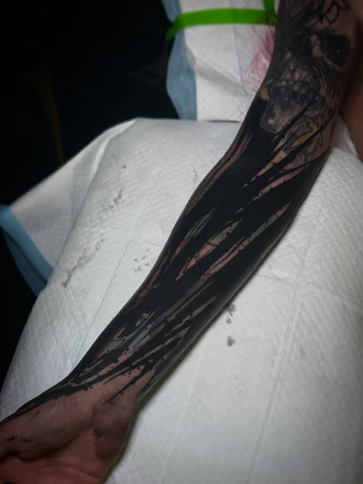 Tattoo by @artbytp — black_and_grey