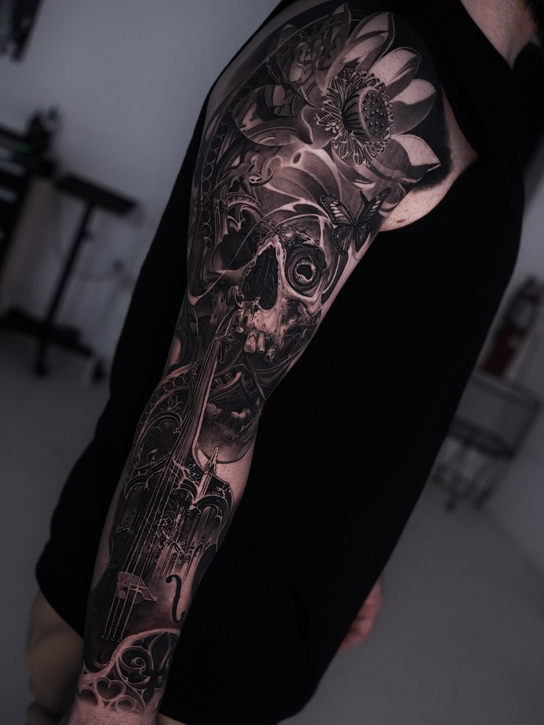 Tattoo by @_hello_vas โ black_and_grey, realism