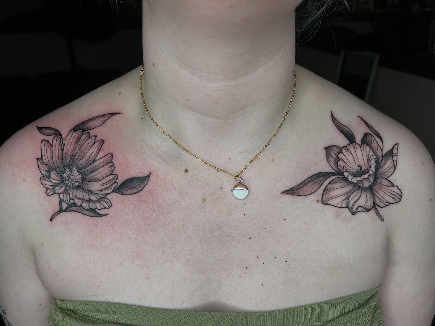 Tattoo by @divagirl_superstar — black_and_grey