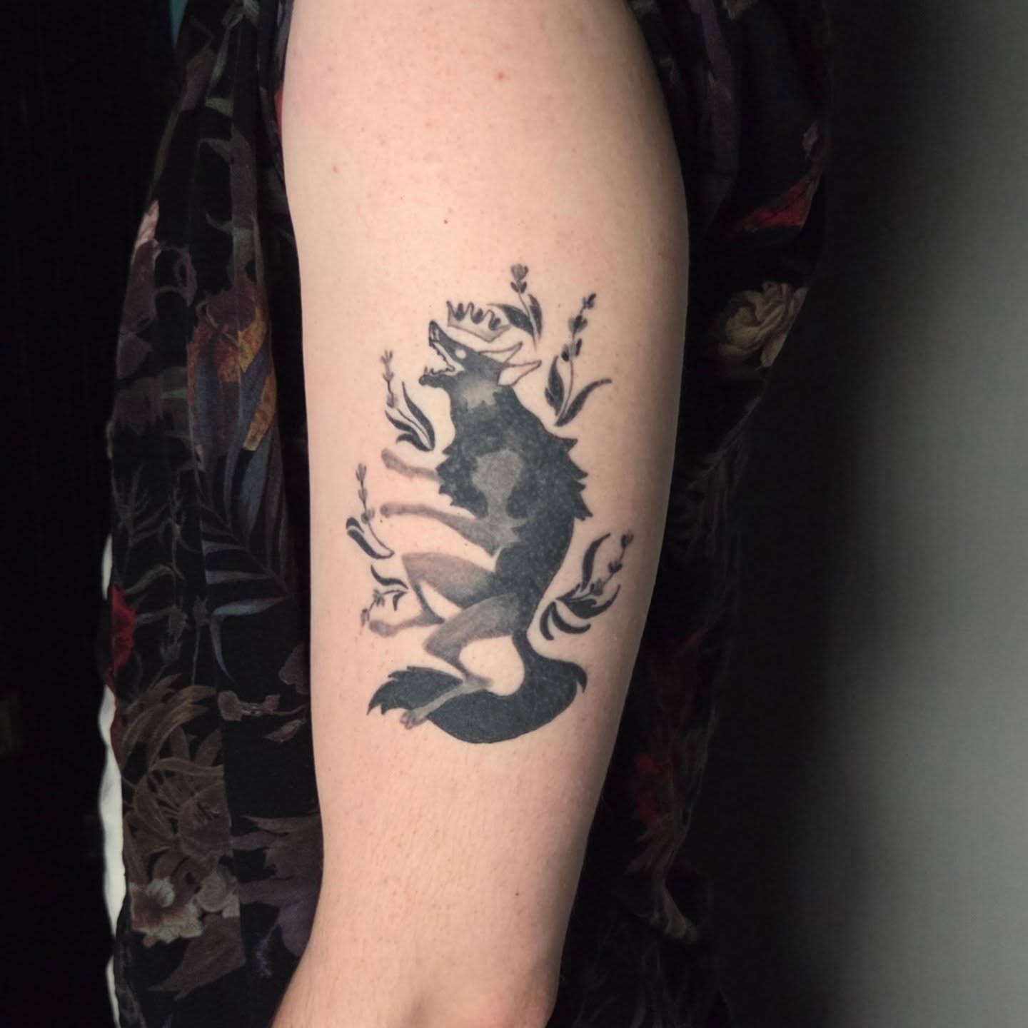 Tattoo by @mrhoguetattoos — black_and_grey