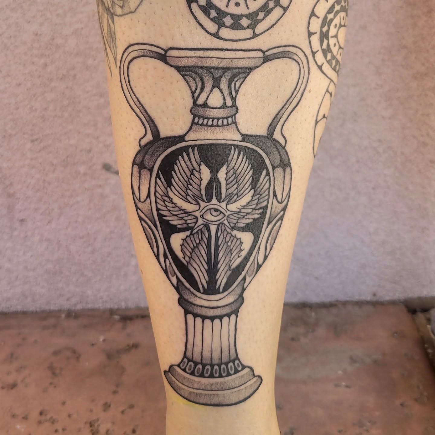 Tattoo by @aqua.suntattoos — black_and_grey