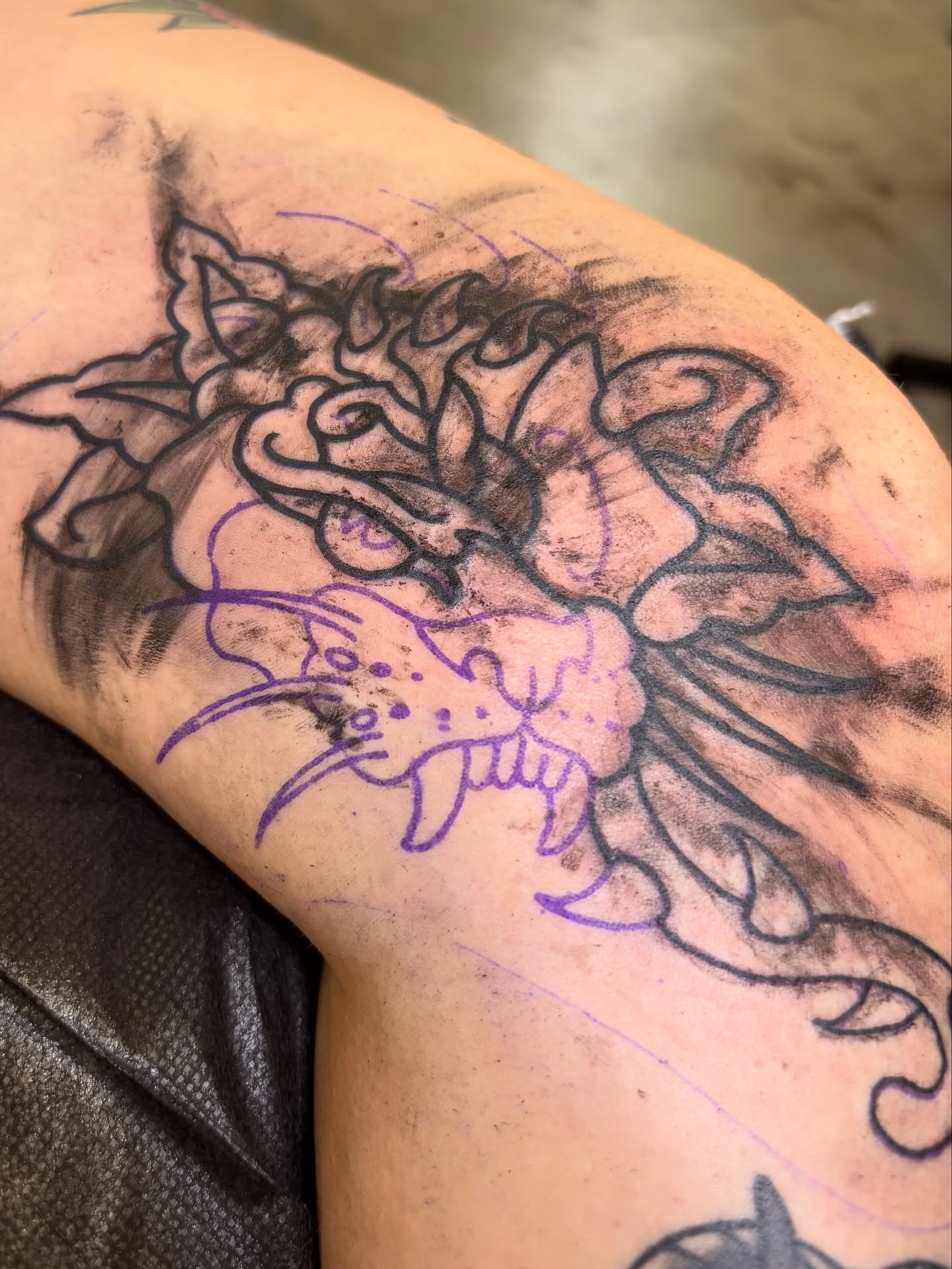 Tattoo by @joelietattoos β american_traditional, black_and_grey