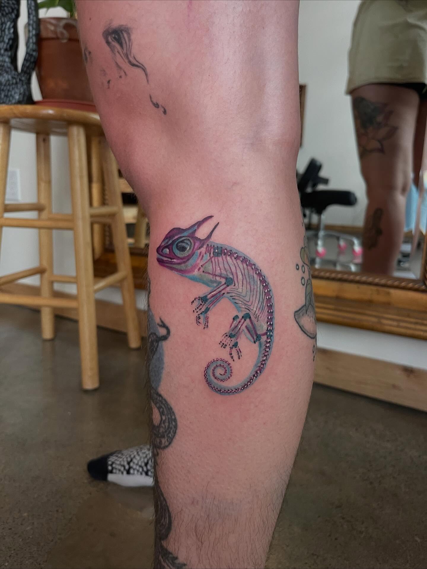 Tattoo by @nimimatattoo — dotwork, realism