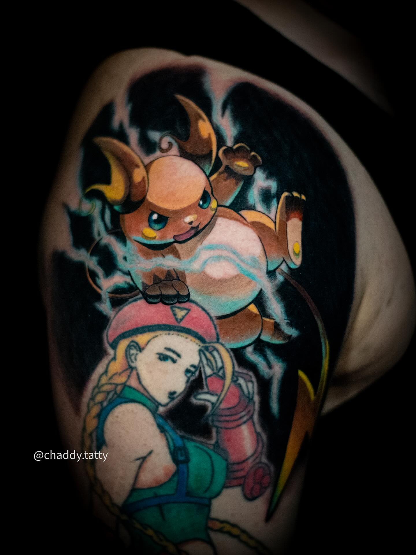 Tattoo by @chaddy.tatty — new_school, anime