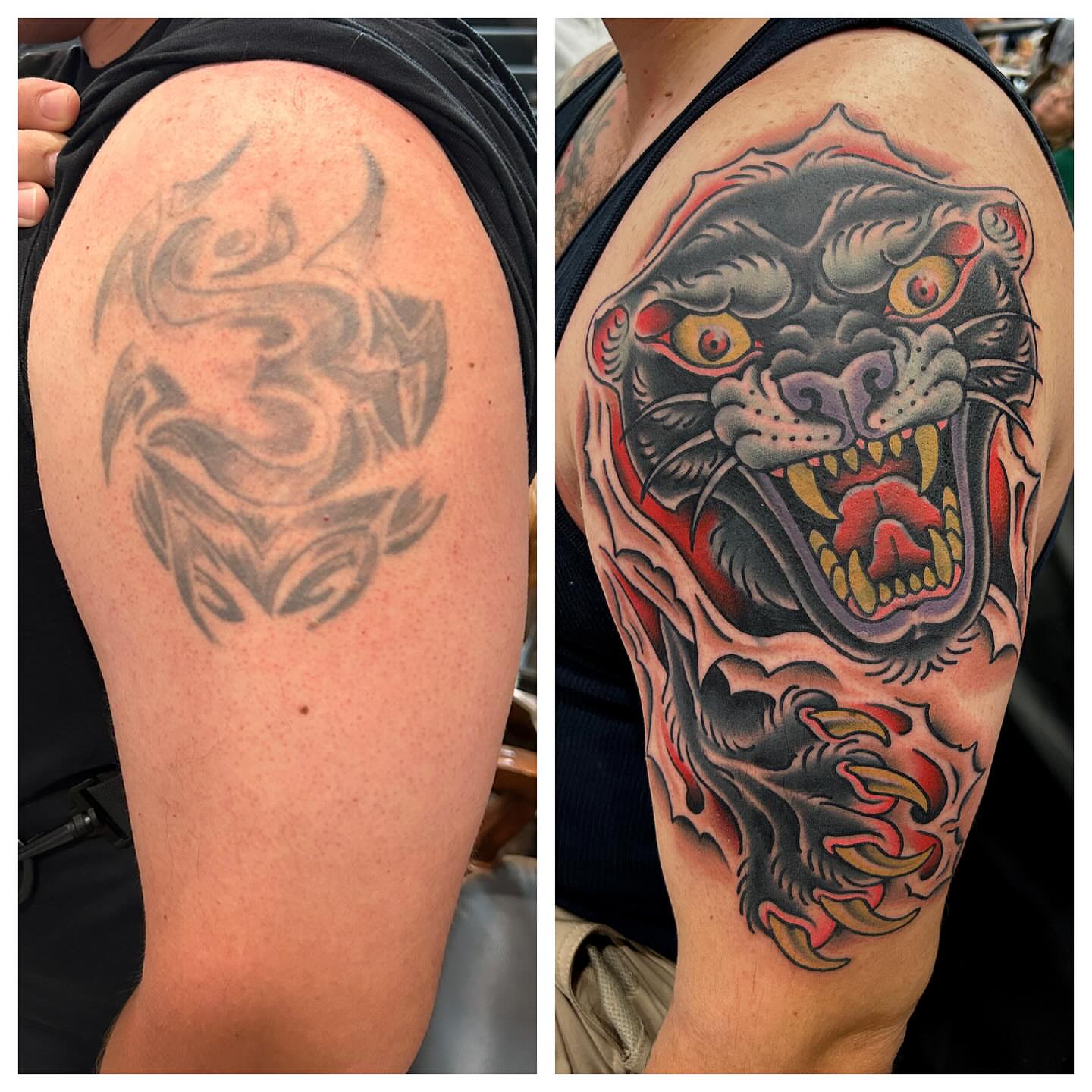 Tattoo by @pat_bennett_tattoos — american_traditional, dark_realism