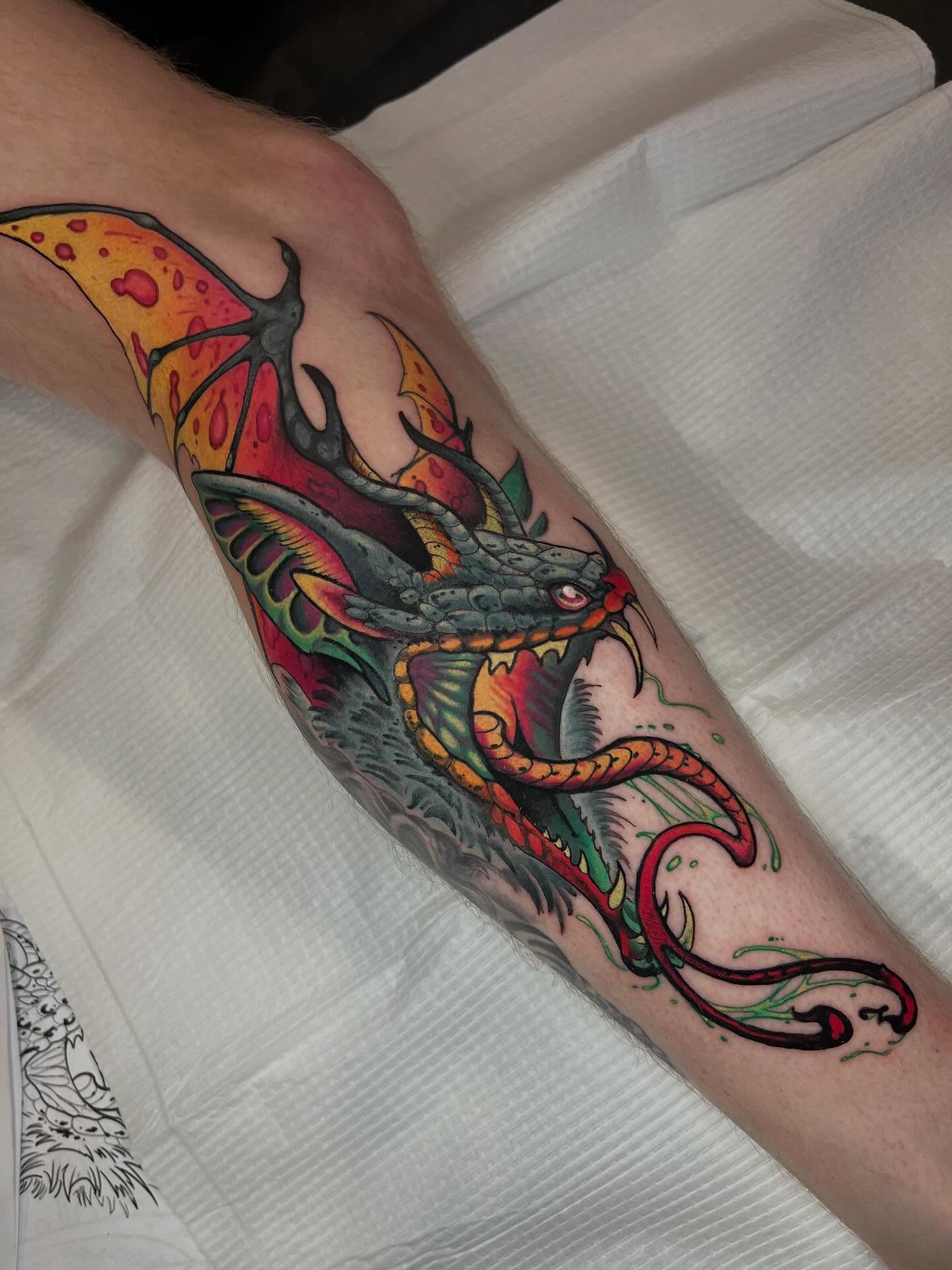 Tattoo by @hairofthehound — new_school