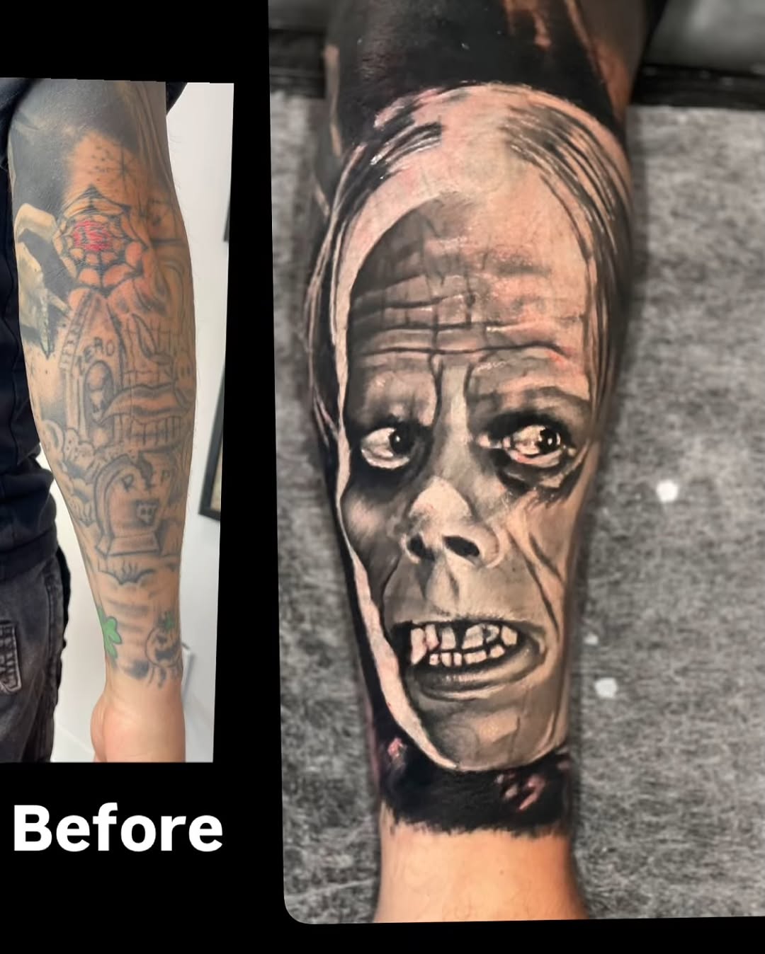 Tattoo by @bustattoo — realism, black_and_grey