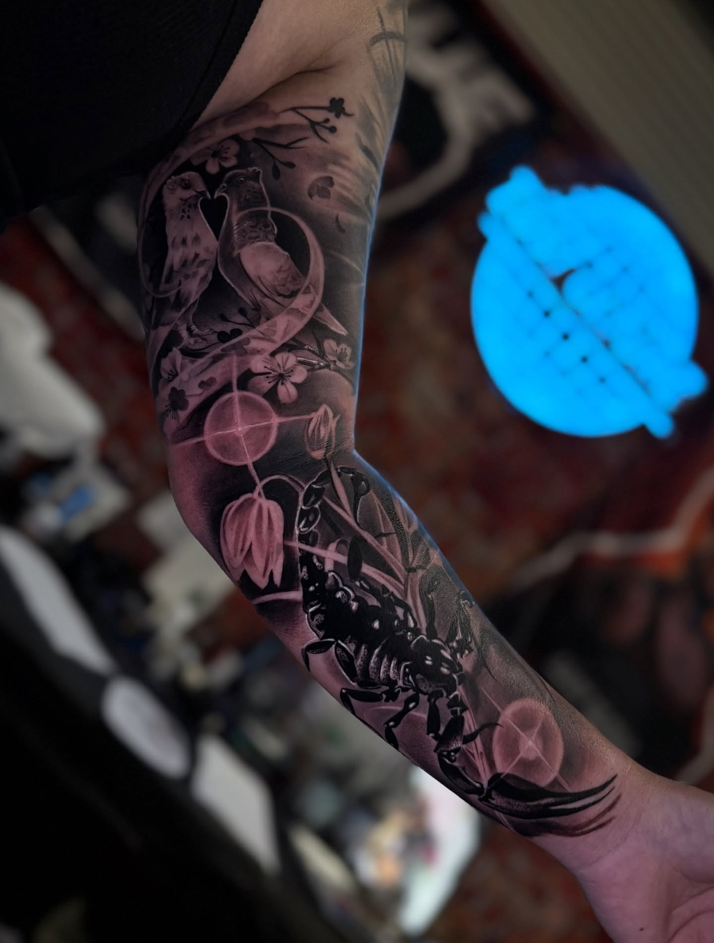 Tattoo by @sue_monsta — black_and_grey, realism