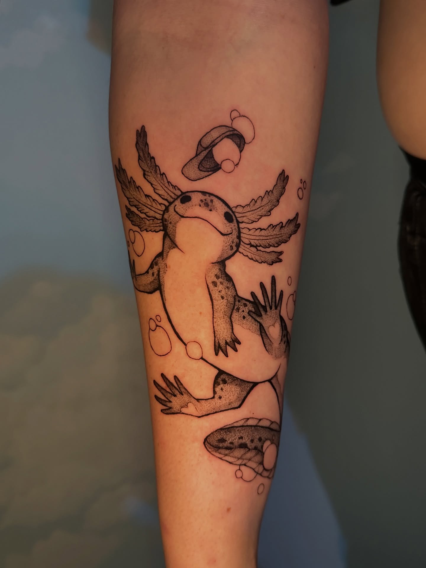 Tattoo by @deggy_tattoo — dotwork