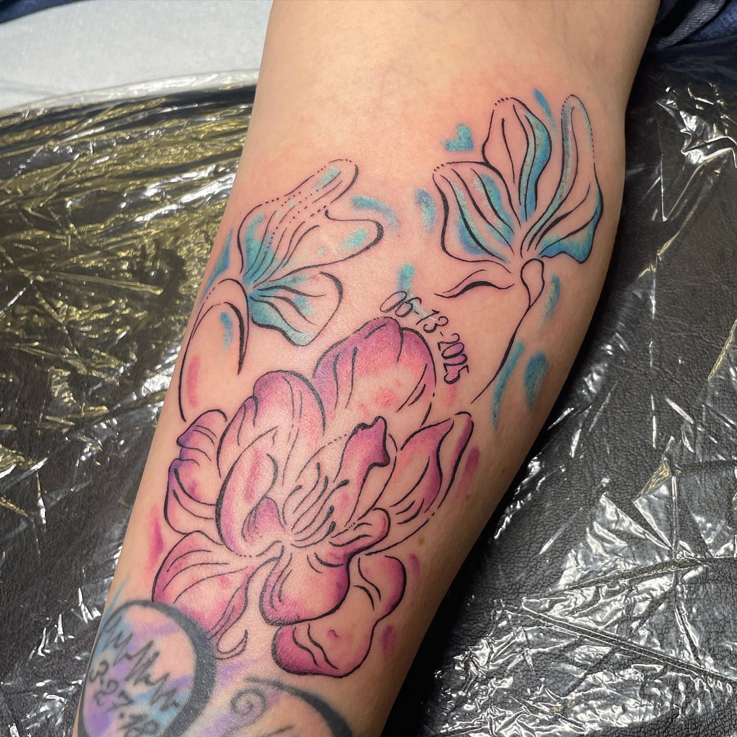 Tattoo by @zetersenn_ink — watercolor