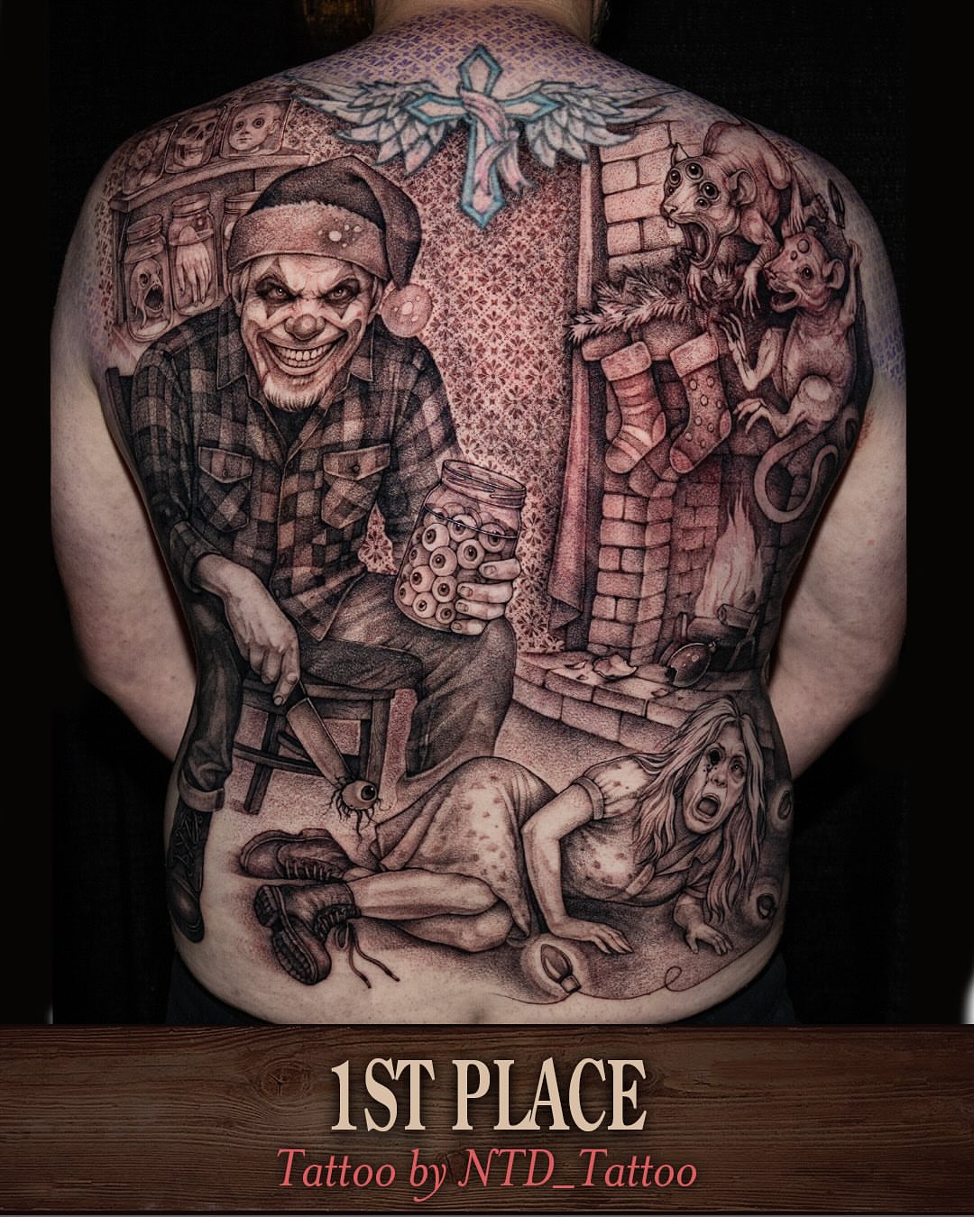 Tattoo by @ntd_tattoo — realism, dark_realism