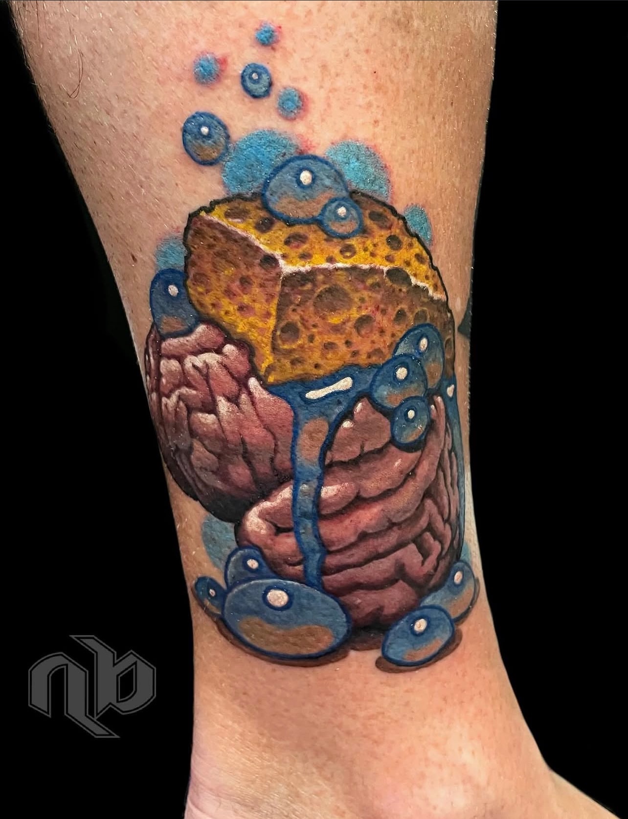 Tattoo by @burningxhope — dotwork, realism