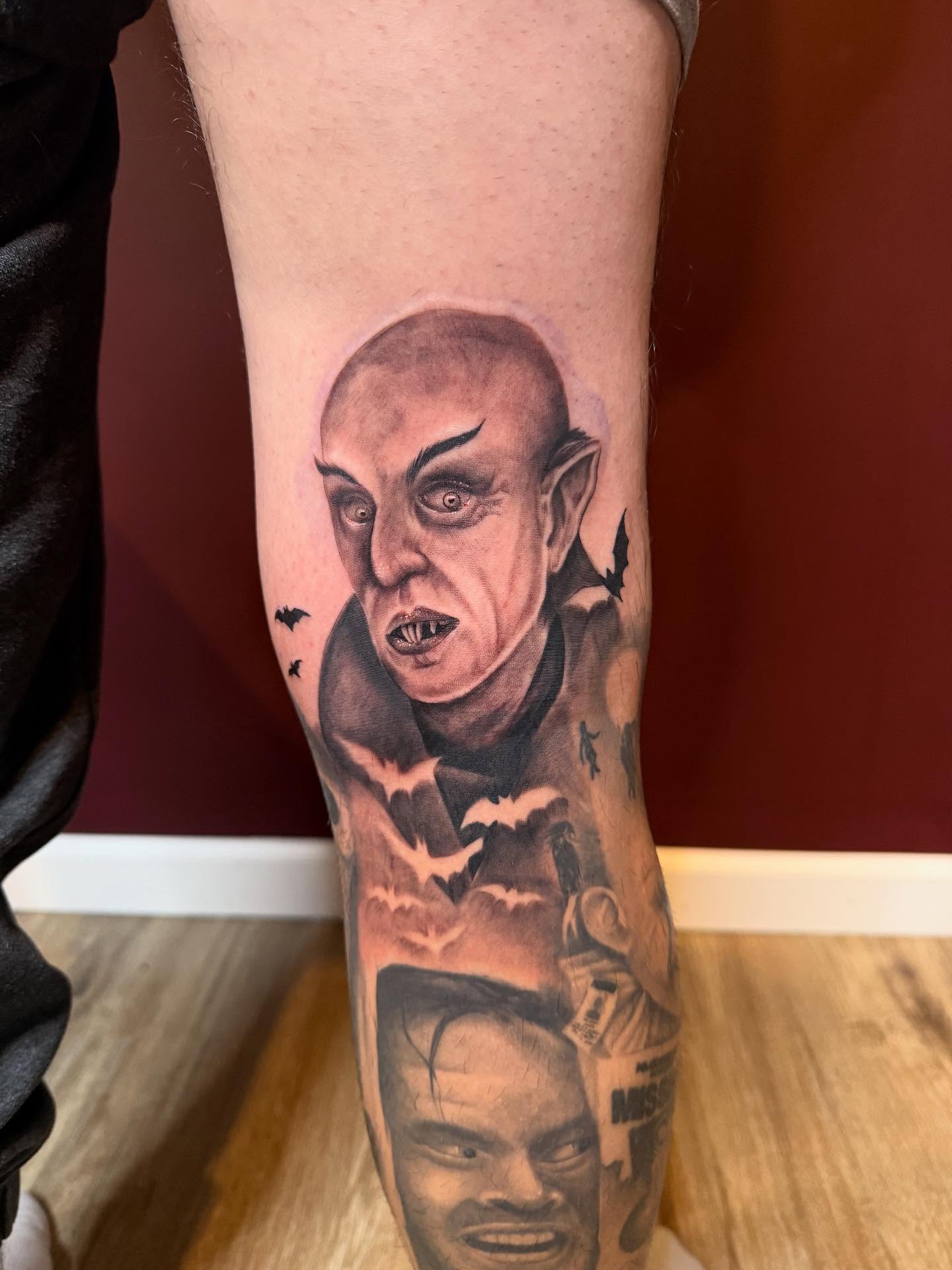 Tattoo by @tattoosbyfe — realism, dark_realism