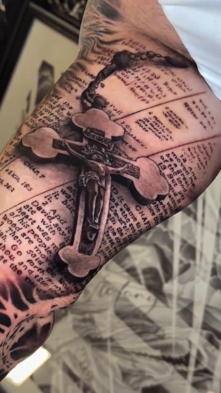 Tattoo work at Evergreen Tattoo Invitational 2026