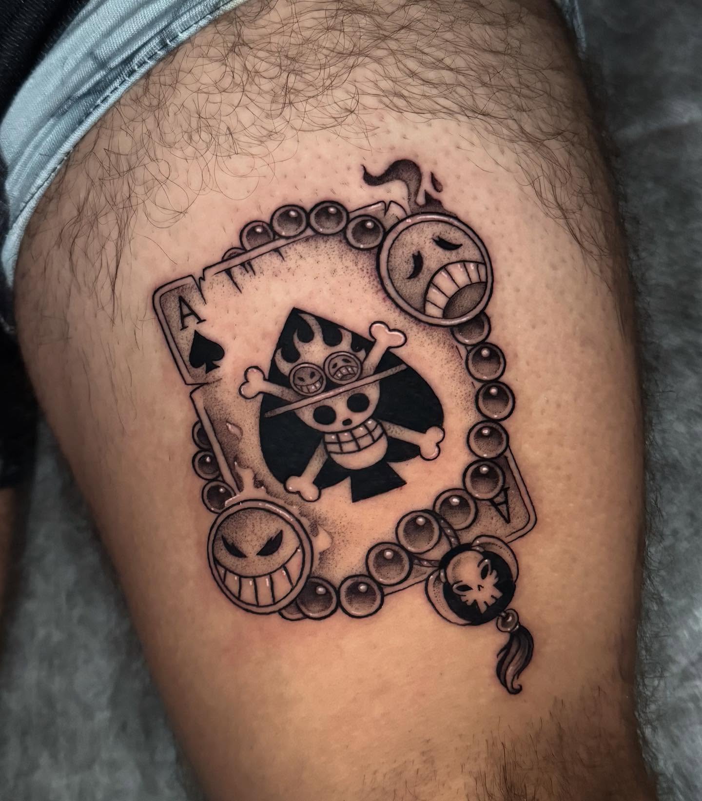 Tattoo by @hackytats — black_and_grey
