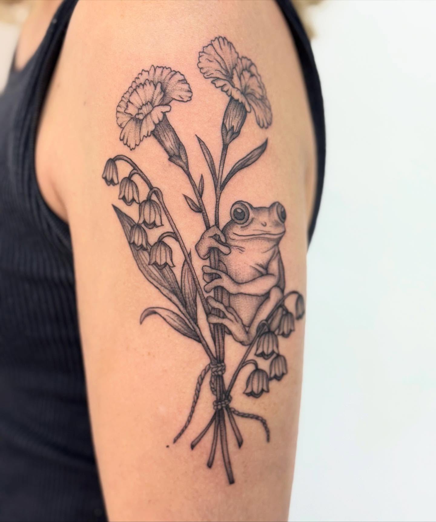 Tattoo by @inkedbyharlow โ black_and_grey