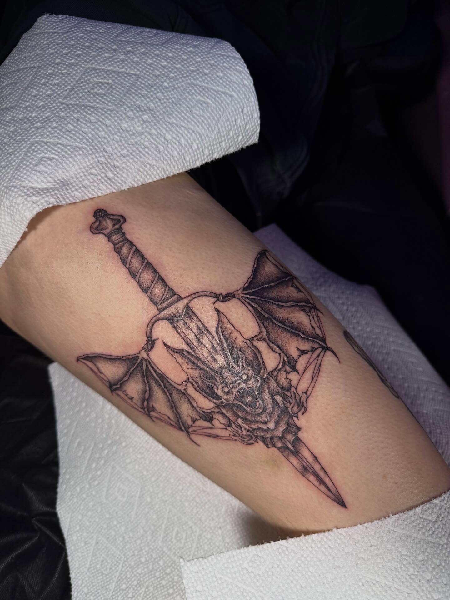 Tattoo by @akdoestattoos — black_and_grey, realism