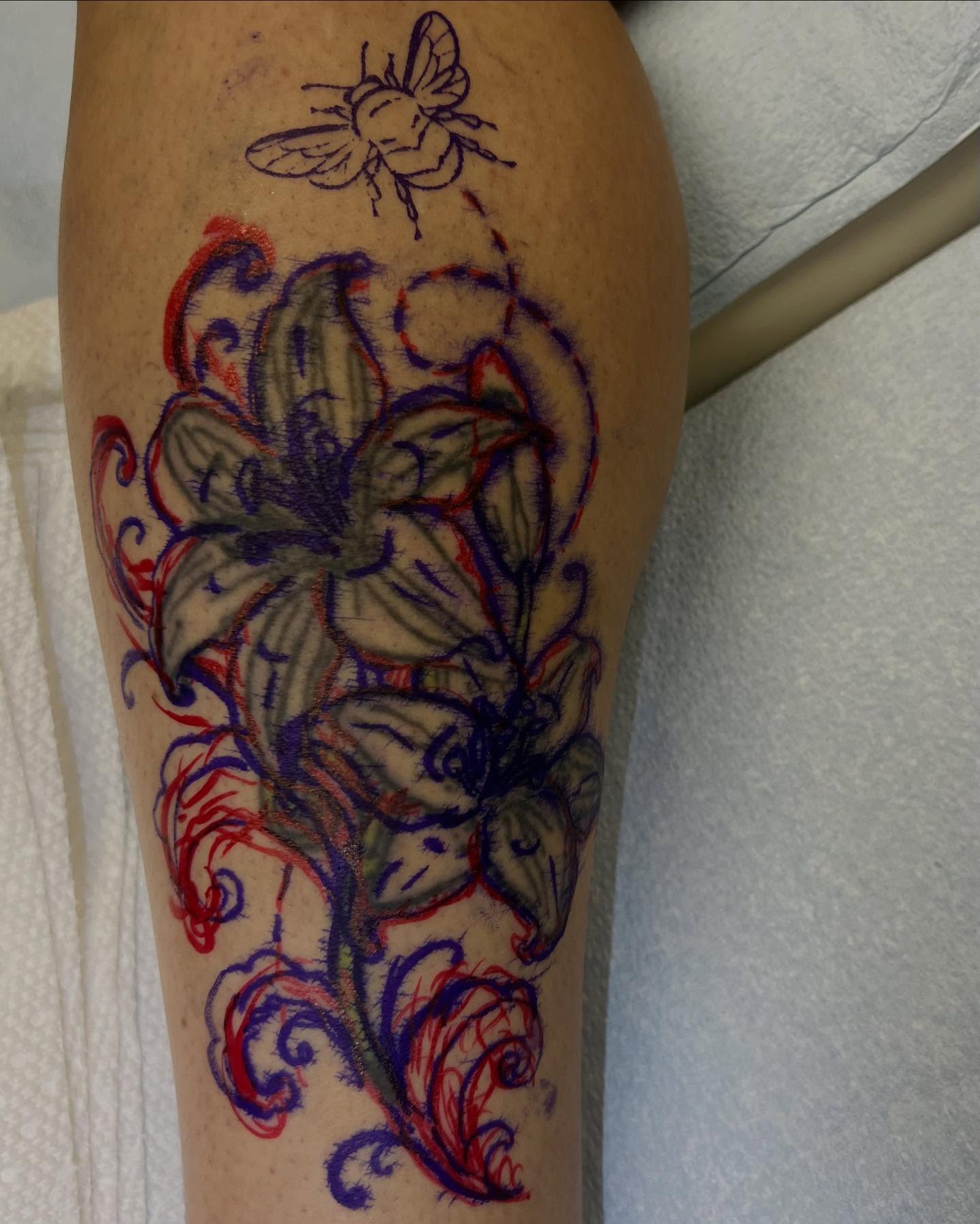 Tattoo by @zappedbyxandra โ new_school, ornamental