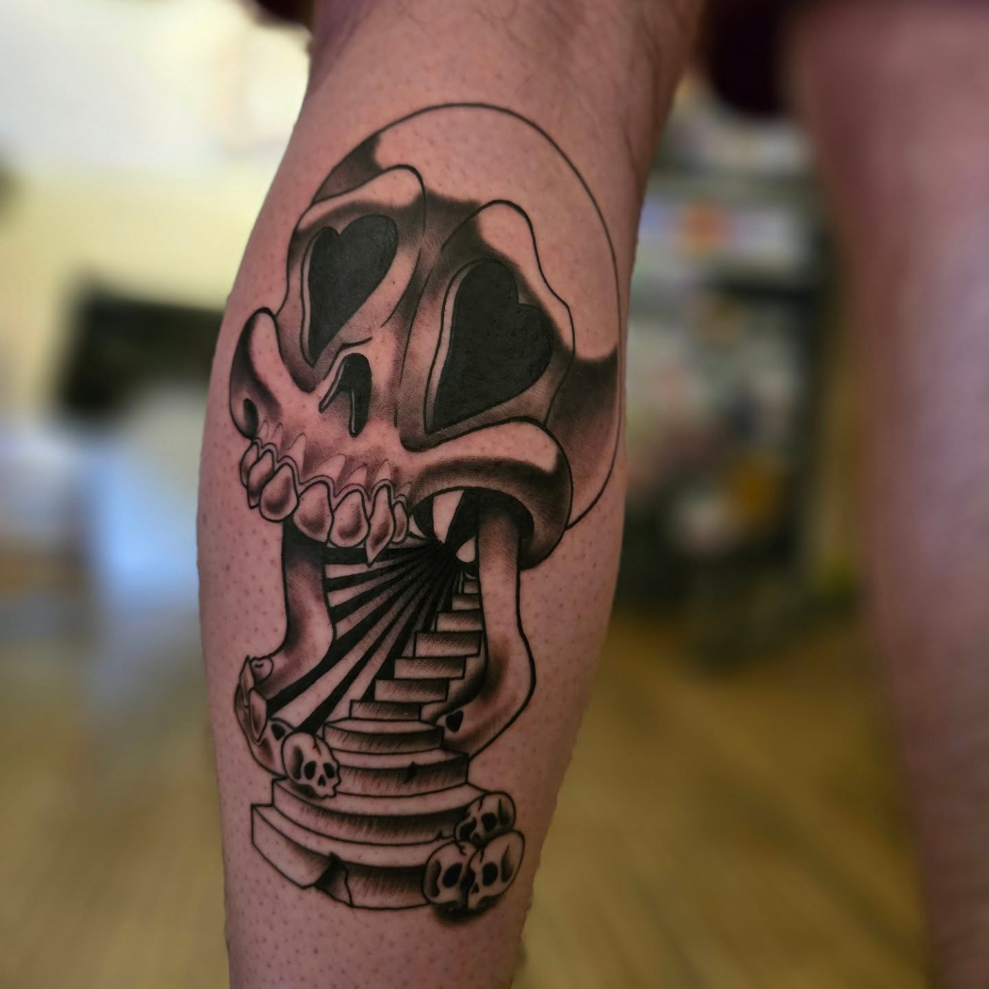 Tattoo by @sawchukart — black_and_grey, realism