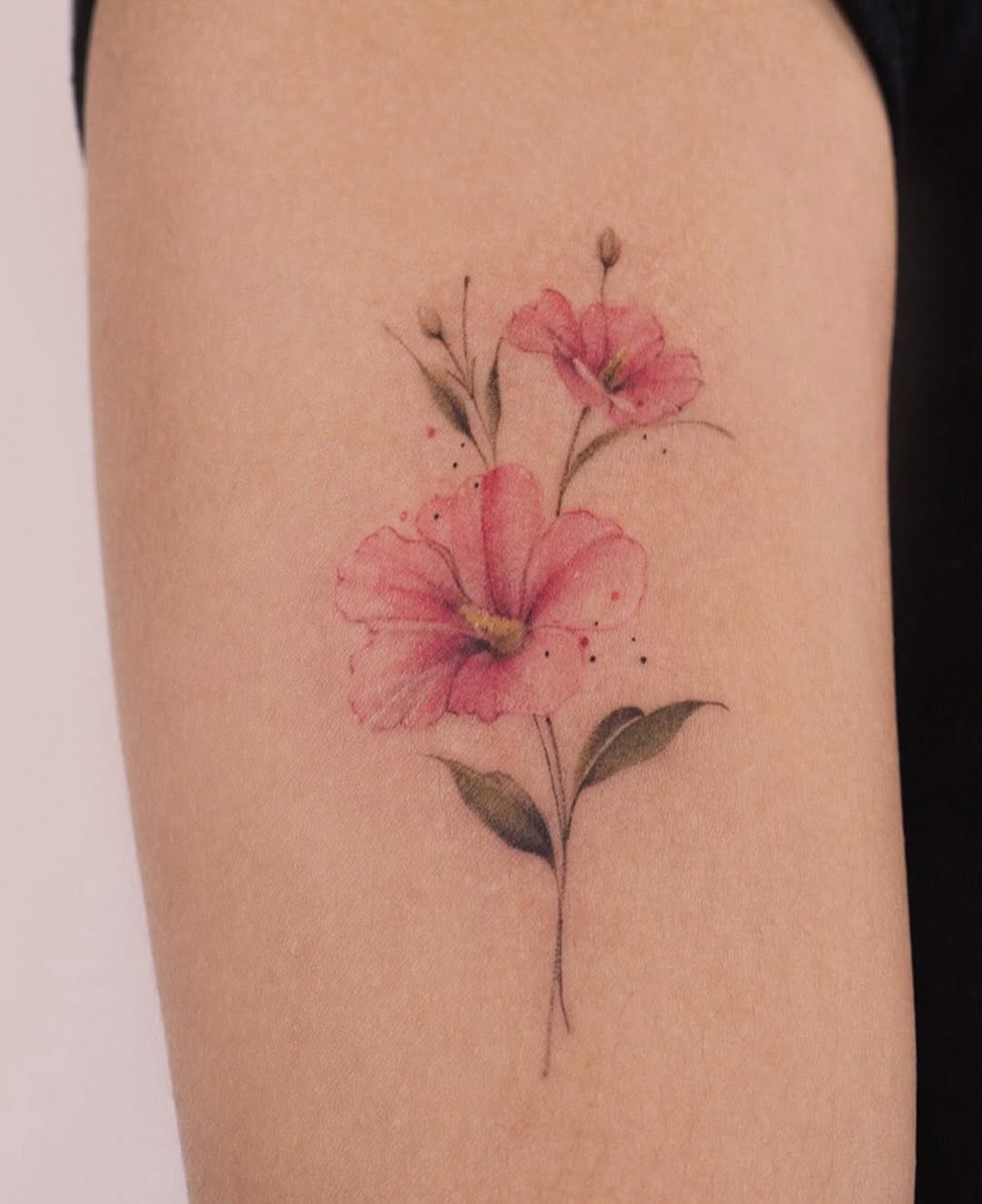 Tattoo by @tattooist_hea — fine_line, watercolor