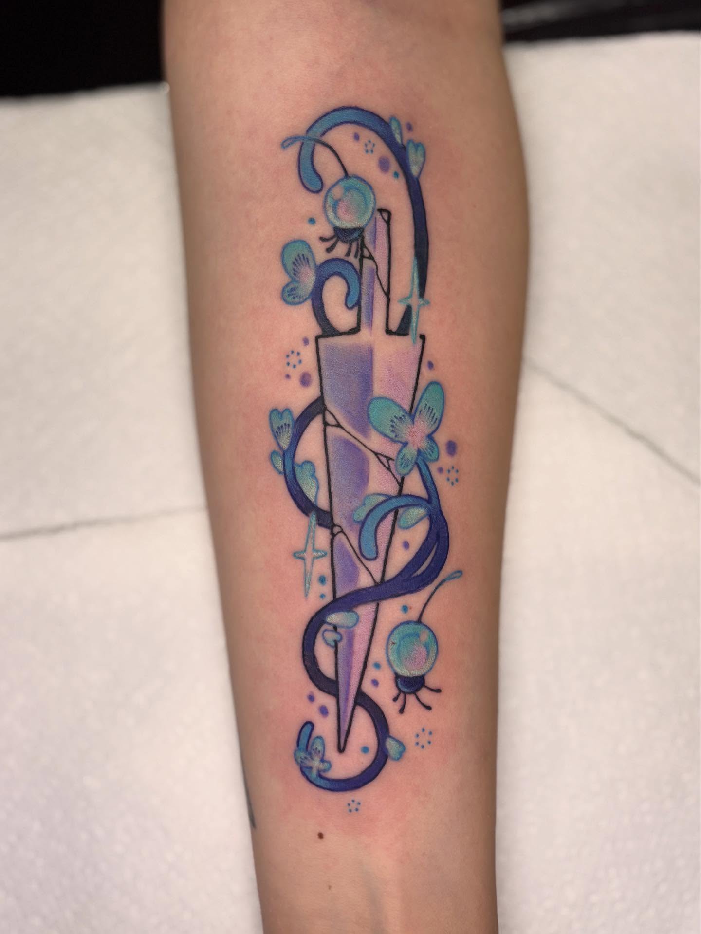 Tattoo by @voidheart.tattoo — watercolor, new_school