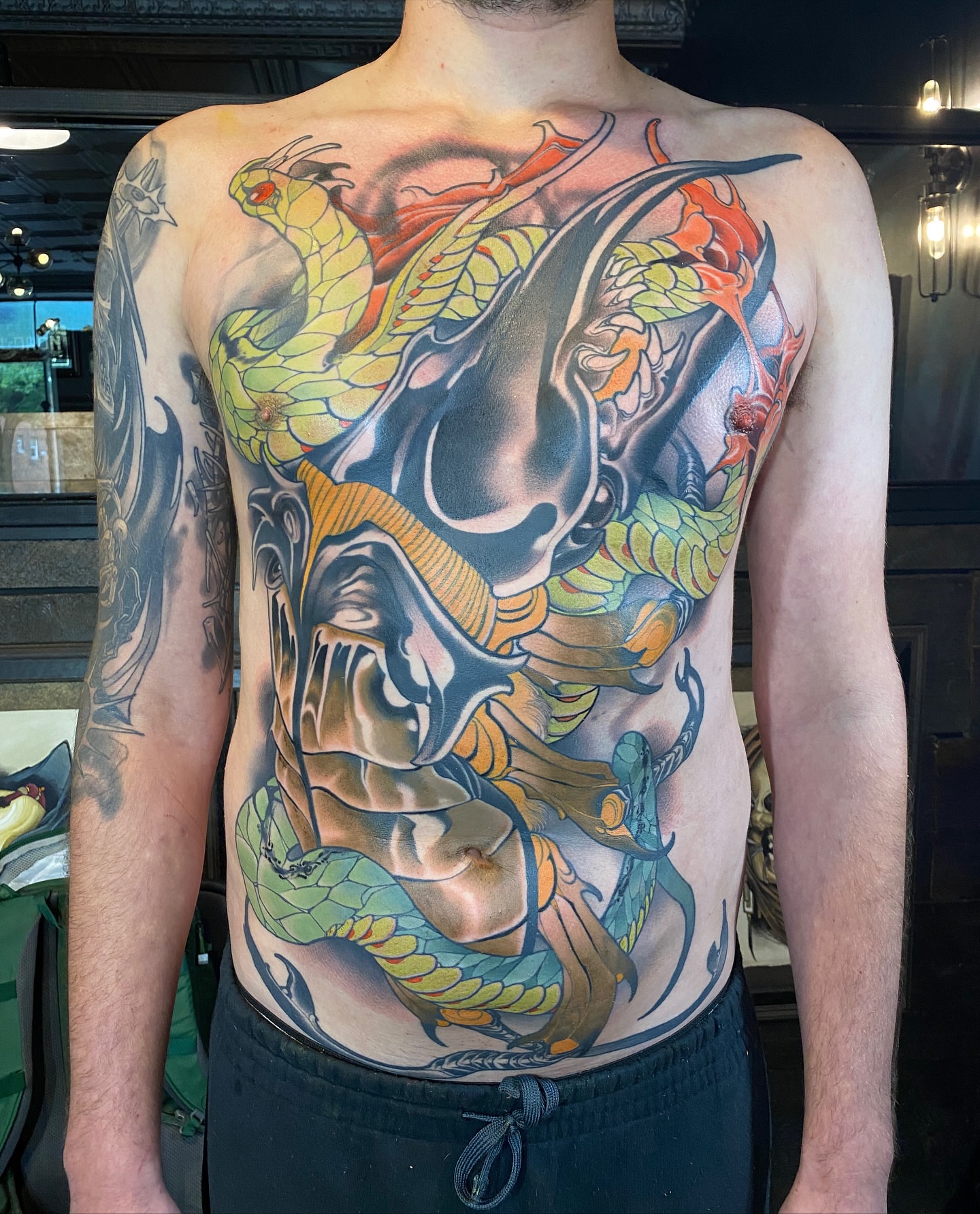Tattoo by @sacred_crow — japanese_irezumi, realism