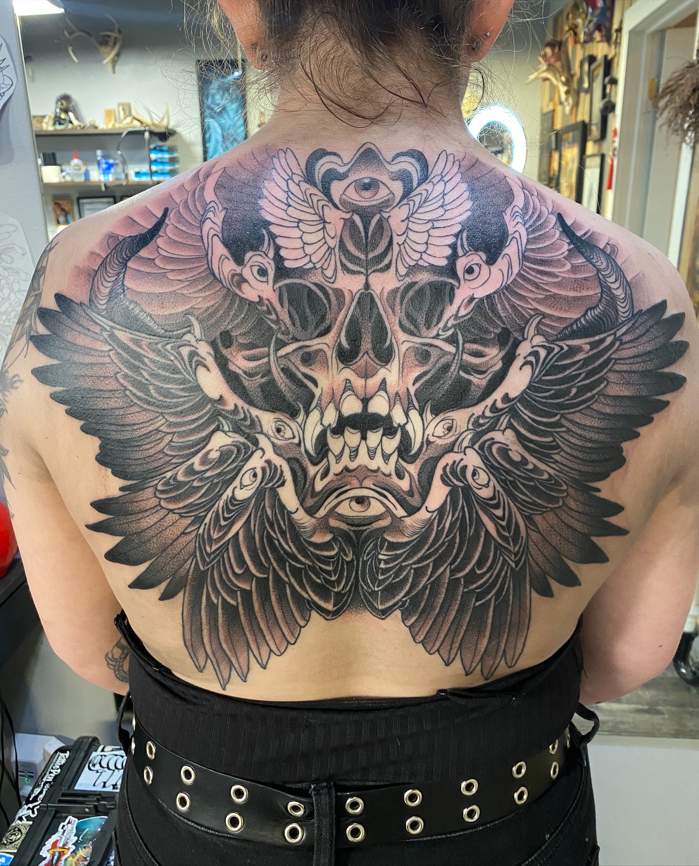 Tattoo by @sacred_crow — neo_traditional, dark_realism