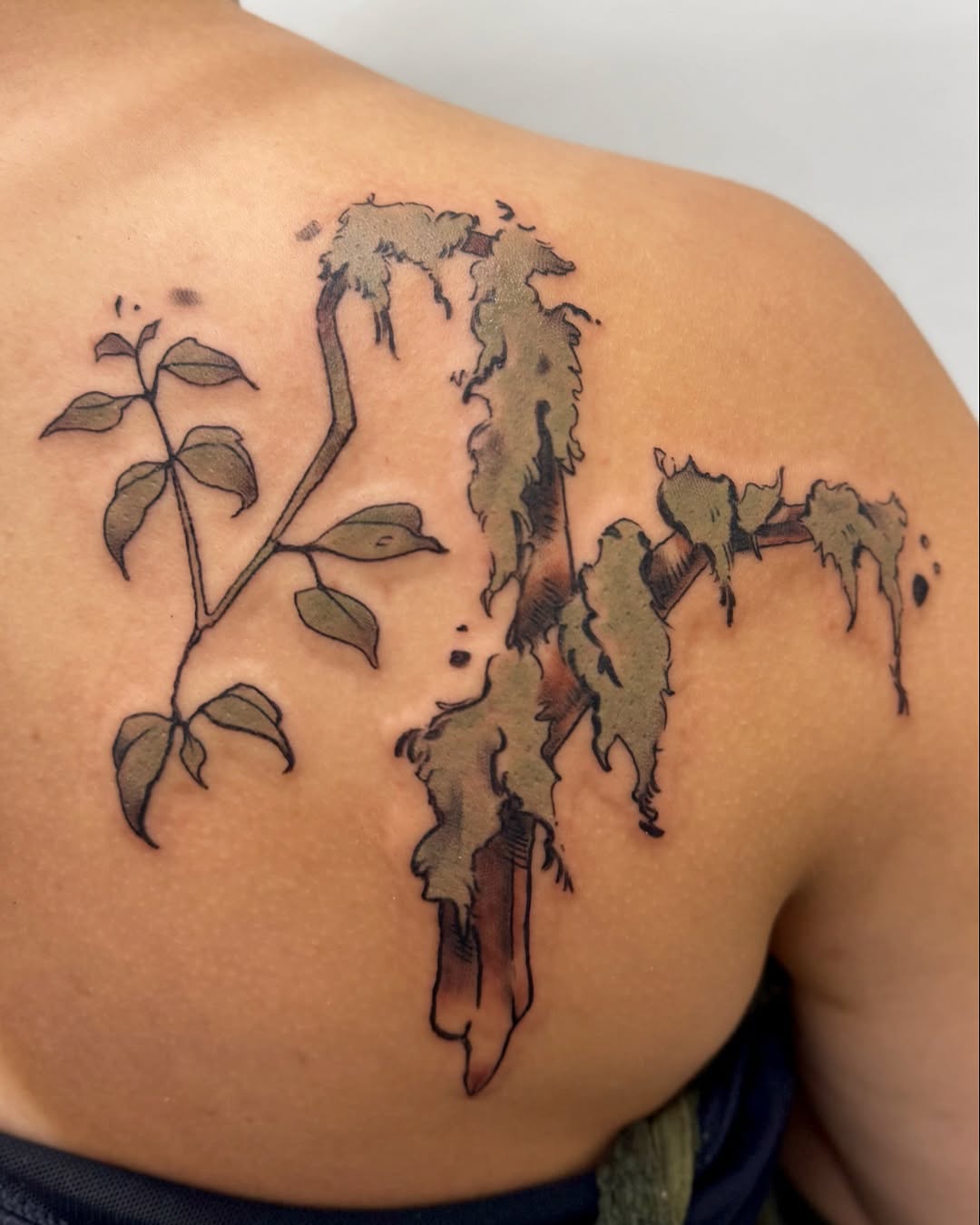 Tattoo by @lucidimprints_tattoo — illustrative, black_and_grey