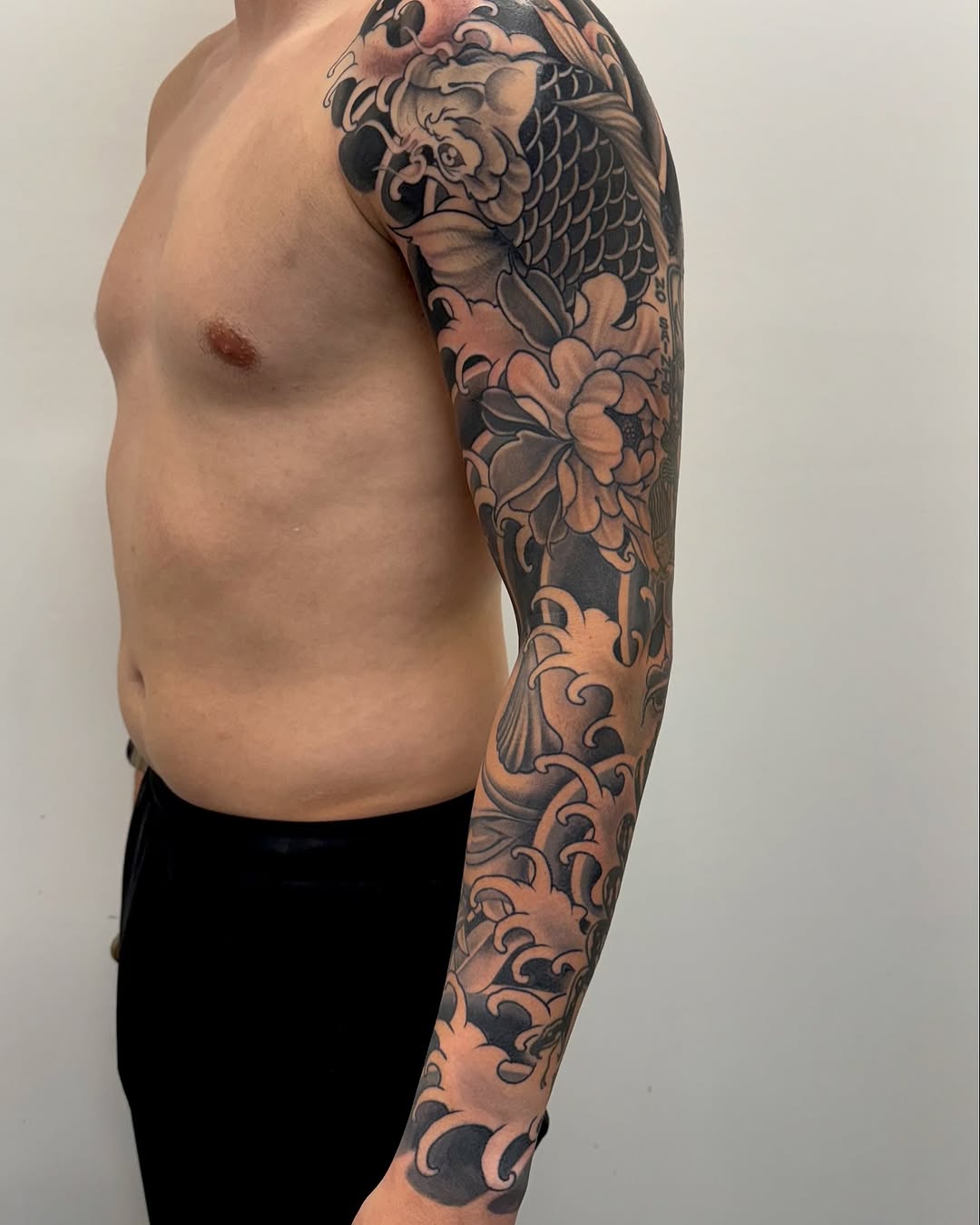 Tattoo by @lucidimprints_tattoo — japanese_irezumi, black_and_grey