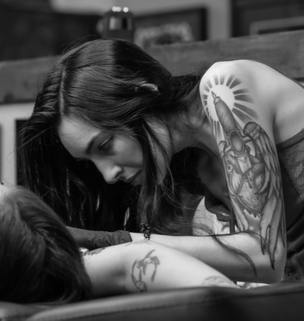 Tattoo by @hayleyhendricktattoo — black_and_grey