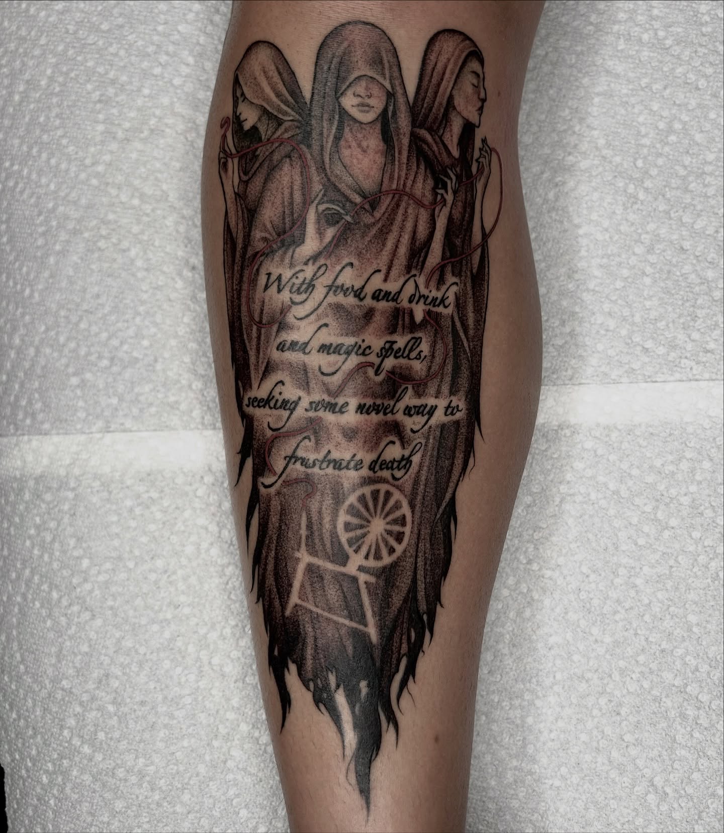 Tattoo by @savmaxtatz โ black_and_grey
