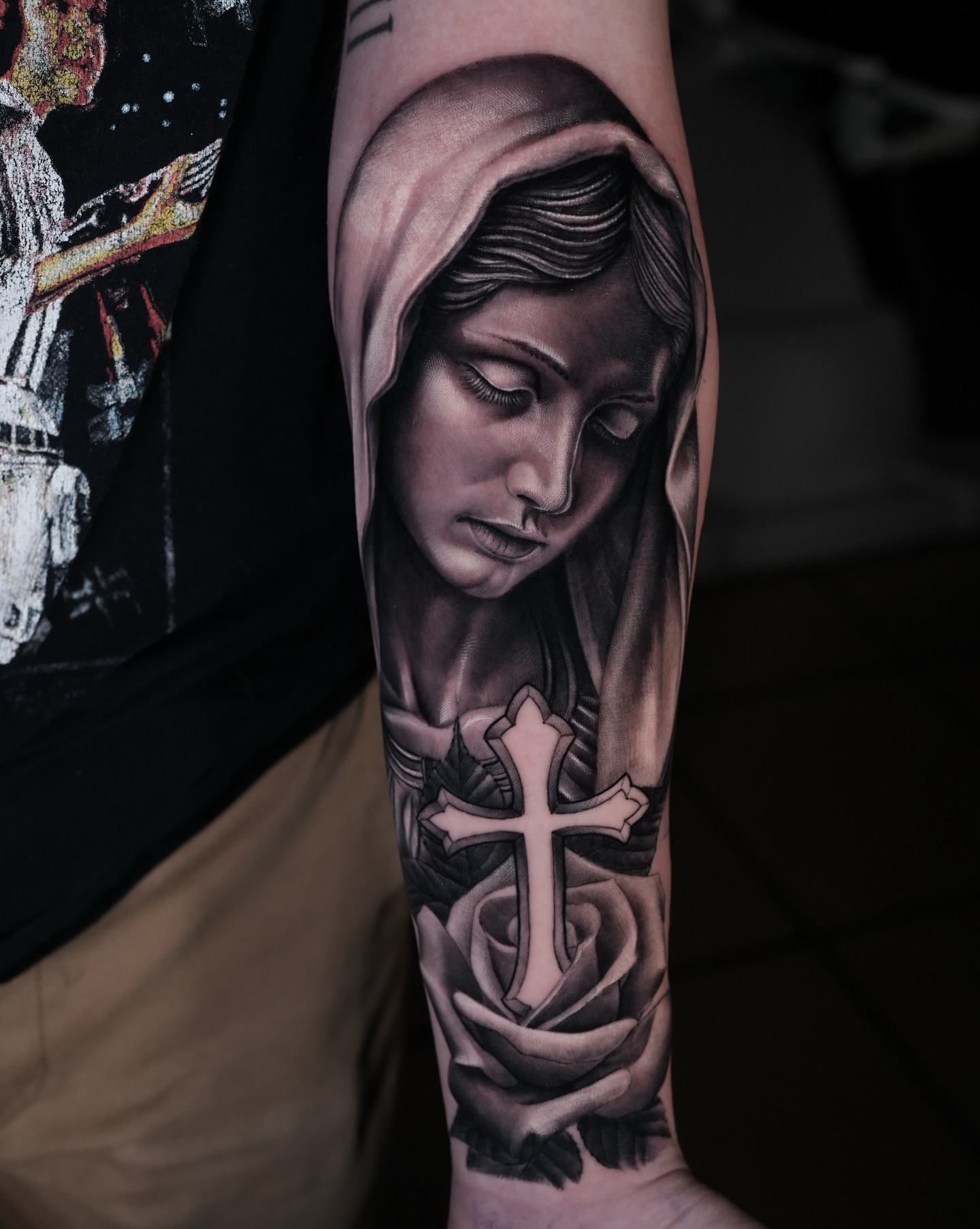 Tattoo by @ember.cesar — realism, black_and_grey