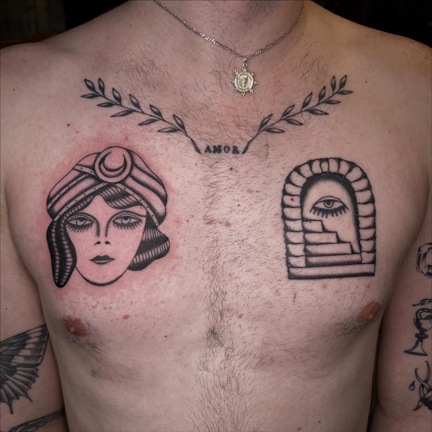 Tattoo by @moosetattooer β black_and_grey