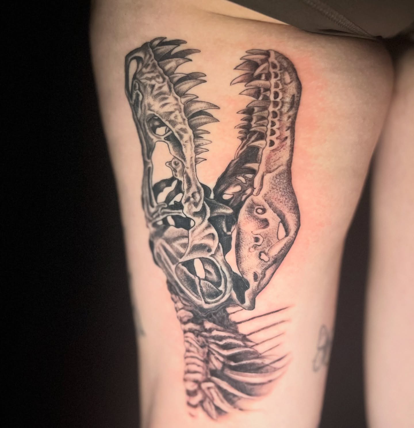 Tattoo by @blackdragon_tat2 — black_and_grey
