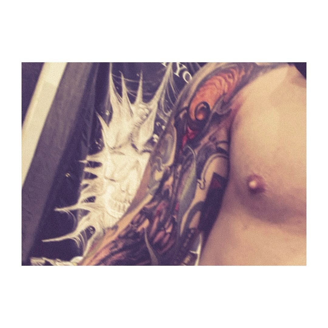 Tattoo by @heavyhandles — american_traditional, dotwork