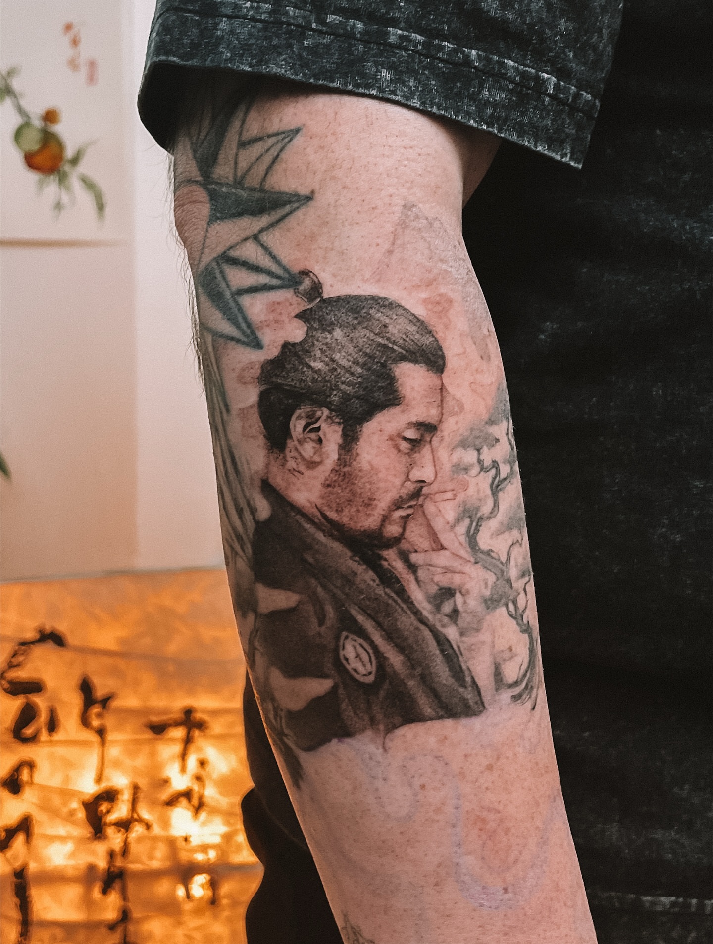 Smoking man realism tattoo on the forearm by sebs phạm, Los Angeles, California