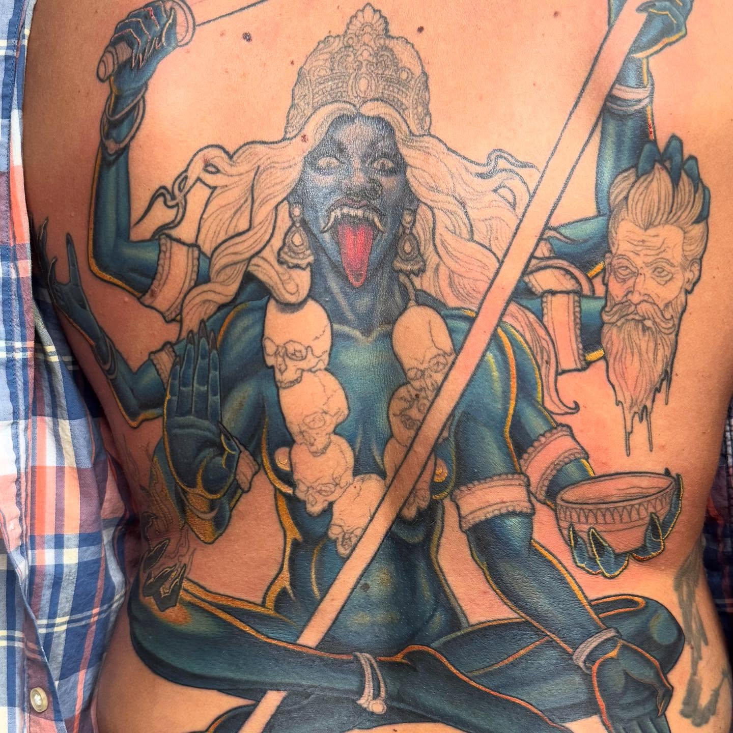 Tattoo by @joeskram — dotwork, realism